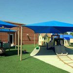 hip roof square shades for playgrounds