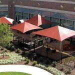 hip roof square shades for playgrounds