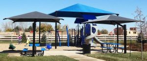 umbrella shades for a playground